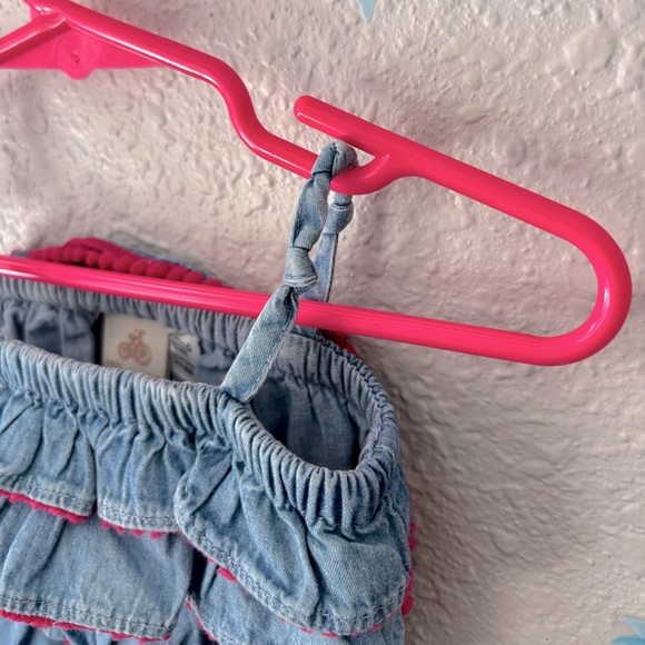 Cute Sequined Belted Romper Baby Route 66 - Picture 9 of 13